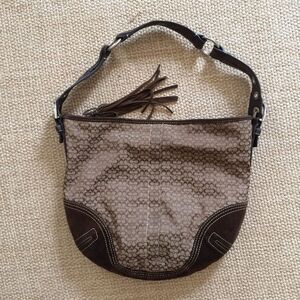 Brown coach purse